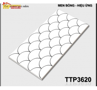 GẠCH ỐP TƯỜNG 30X60 TRANG TRÍ VAY CÁ TRẮNG 3620 GIÁ RẺ