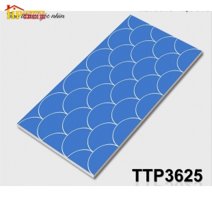 GẠCH ỐP TƯƠNG 30X60 TRANG TRÍ VẢY CÁ XANH DƯƠNG 3625 CAO CẤP GIÁ RẺ