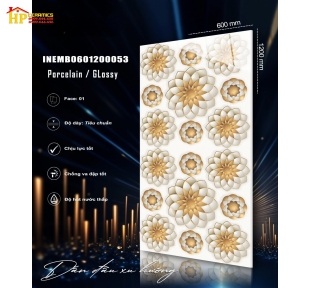 Gạch 60x120 Điểm Bông Vàng