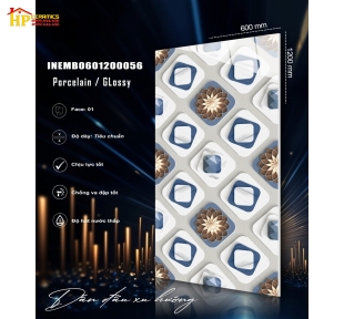 Gạch 60x120 Điểm Bông Ô Vuông