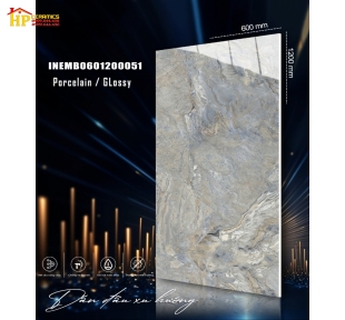 GẠCH LÁT NỀN 60X120 VÂN ĐÁ XÁM CAO CẤP 051