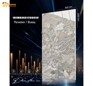GẠCH LÁT NỀN 60X120 VÂN ĐÁ MARBLE XÁM 049