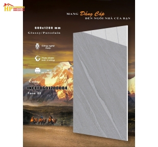 GẠCH LÁT NỀN 60X120 VÂN ĐÁ XÁM XÉO