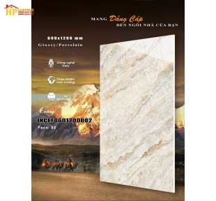 GẠCH LÁT NỀN CAO CẤP 60X120 VÂN ĐÁ VÀNG NÂU 002
