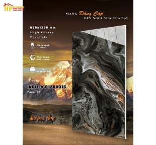 GẠCH LÁT NỀN 60X120 VÂN ĐÁ XÁM ĐÁ MARBLE 016