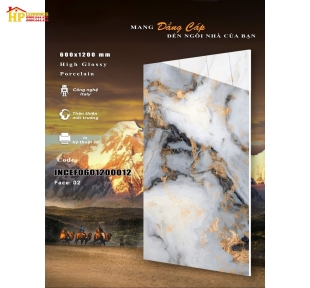 GẠCH LÁT NỀN 60X120 VÂN ĐÁ XÁM VÀNG 012