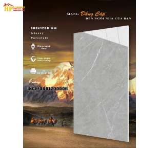 GẠCH LÁT NỀN 60X120 VÂN ĐÁ XÁM CAO CẤP 006