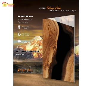 GẠCH LÁT NỀN 60X120 VÂN MARBLE NÂU 018