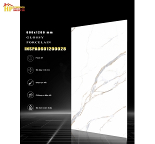 GẠCH 60X120 TRẮNG VÂN KHÓI VÀNG 028