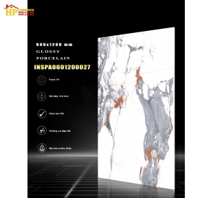 GẠCH LÁT NỀN 60X120 TRẮNG VÂN KHÓI TO 027