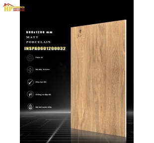 GẠCH LÁT NỀN 60X120 VÂN GỖ NÂU 032