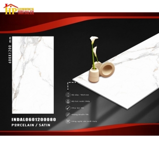 GẠCH LÁT NỀN 60X120 TRẮNG VÂN KHÓI NÂU MATT SUGAR 080