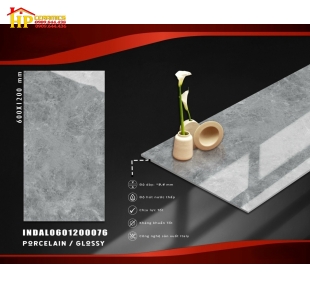 GẠCH 60X120 VÂN MARBLE XÁM 075