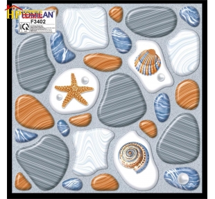 GẠCH 30X30 SỎI ỐC VÀ SAO BIỂN 3402