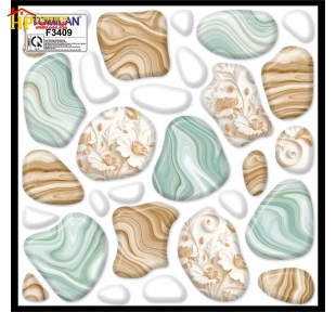 GẠCH 30X30 SỎI VÀNG VÀ XANH NGỌC 3409