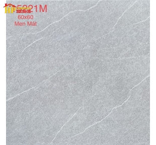 GẠCH LÁT NỀN 60X60 MEN MỜ VÂN ĐÁ XÁM 15221