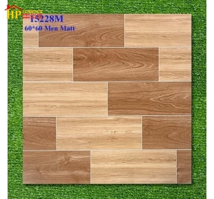 GẠCH LÁT NỀN 60X60 VÂN GỖ MATT 15228M