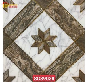 GẠCH 30X30 KHẮC KIM NÂU