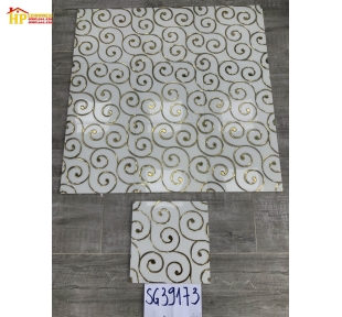 GẠCH 30X30 NHỦ VÀNG HOA VĂN TRẮNG