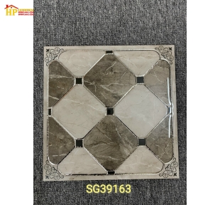 GẠCH 30X30 CARO NÂU NHỦ BẠC