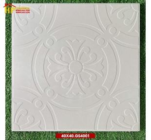 GẠCH SÂN VƯỜN 40X40 HOA VĂN BÔNG KEM GS4001 CAO CẤP GIÁ RẺ