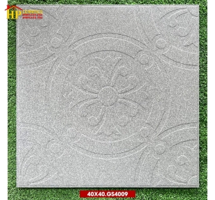 GẠCH SÂN VƯỜN 40X40 HOA VĂN BÔNG LÔNG CHUỘT GS4009 CAO CẤP GIÁ RẺ