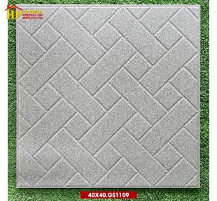 GẠCH SÂN VƯỜN 40X40 CHỮ NHẬT ĐAN LÔNG CHUỘT GS1109 CAO CẤP GIÁ RẺ