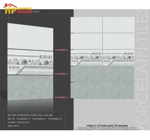 GẠCH 40X80 VÂN ĐÁ XÁM MATT ĐIỂM LỤC GIÁC 48M08