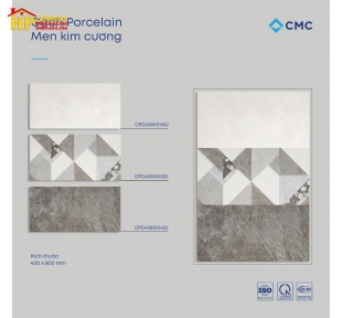 GẠCH 40X80 VÂN ĐÁ MARBLE XÁM ĐIỂM LẬP THỂ 016