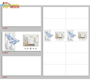 GẠCH 30X60 TRẮNG TRƠN SIÊU BÓNG 