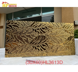 GẠCH 30X60 TRANG TRÍ LÁ NHỦ VÀNG