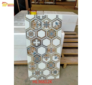 GẠCH 30X60 TRANG TRÍ HÌNH LỤC GIÁC NHỦ VÀNG
