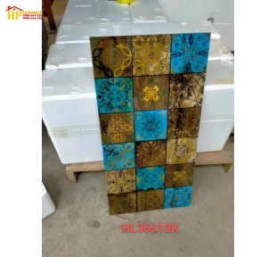 GẠCH TRANG TRÍ 30X60 BÔNG XANH VÀNG