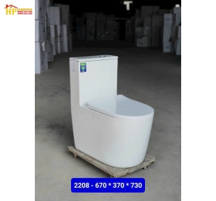 BÀN CẦU KHỐI THÂN CAO 2208 NẮP UF
