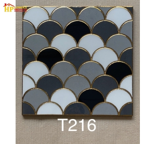 GẠCH TRANG TRÍ 30X30 VẢY CÁ KHẮC KIM