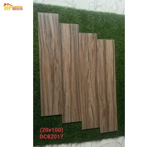 GẠCH 20X100 VÂN GỖ NÂU CAO CẤP 82017