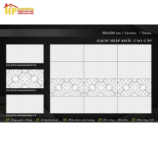 GẠCH 30X60 MỘT MÀU XÁM MÈ ĐIỂM HIỆU ỨNG 3D