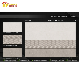 GẠCH 30X60 VÂN ĐÁ ĐIỂM 3D