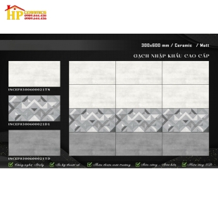 GẠCH 30X60 VÂN ĐÁ XÁM 