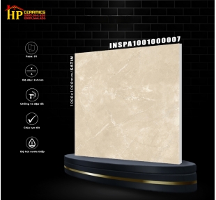 GẠCH 100X100 VÂN ĐÁ NÂU VÀNG 007 CAO CẤP