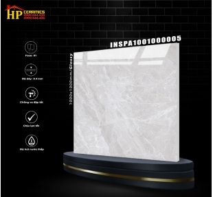 GẠCH 100X100 VÂN ĐÁ XÁM 005 CAO CẤP