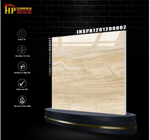 GẠCH 1200X1200 VÂN ĐÁ MARBLE 2 VÀNG CAO CẤP