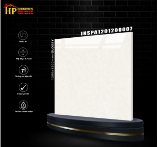 GẠCH 1200X1200 VÂN ĐÁ NHẸ 07 CAO CẤP