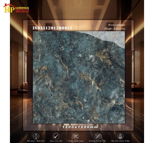 GẠCH 1200X1200 ĐÁ MARBLE XANH 12 CAO CẤP