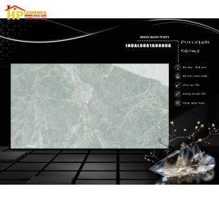 GẠCH 80X160 VÂN XANH NGỌC NHẬP KHẨU
