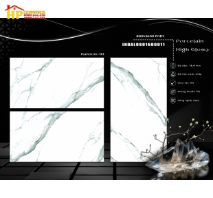 GẠCH 80X160 TRẮNG VÂN XANH ĐỘC ĐÁO 