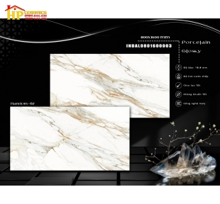 GẠCH 80X160 TRẮNG VÂN VÀNG ĐẬM 03