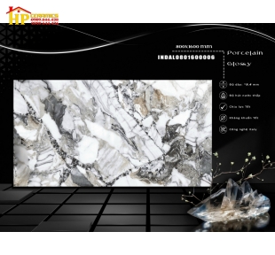 GẠCH 80X160 VÂN ĐÁ XÁM MARBLE 06 CAO CẤP