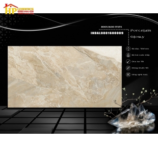 GẠCH 80X160 VÂN ĐÁ MARBLE VÀNG NÂU 09