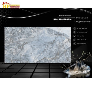 GẠCH 80X160 VÂN XÁM XANH MARBLE 014 CAO CẤP